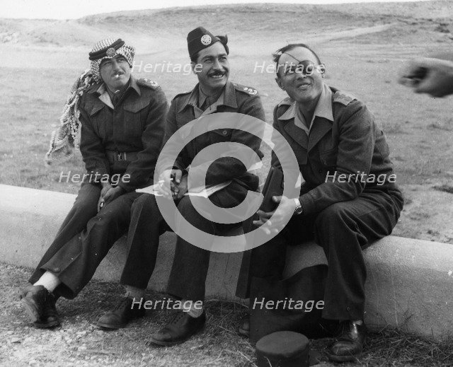 Moshe Dayan (1915-1981), Israeli General and politician, 1949. Artist: Unknown