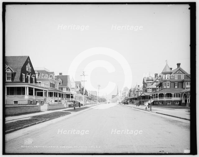 Pennsylvania Avenue, Atlantic City, N.J., c1904. Creator: Unknown.