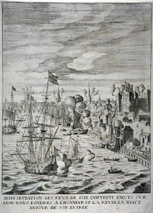 Arrival of Queen Henrietta Maria at the Tower of London, c1625 (c1638(?)). Artist: Anon