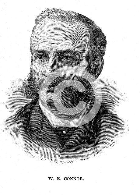 Washington E Connor, partner and broker of the Jay Gould stochbroking firm, 1885. Artist: Unknown