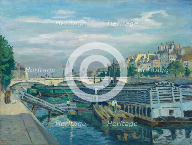 The Bridge of Louis Philippe, 1875. Creator: Armand Guillaumin.