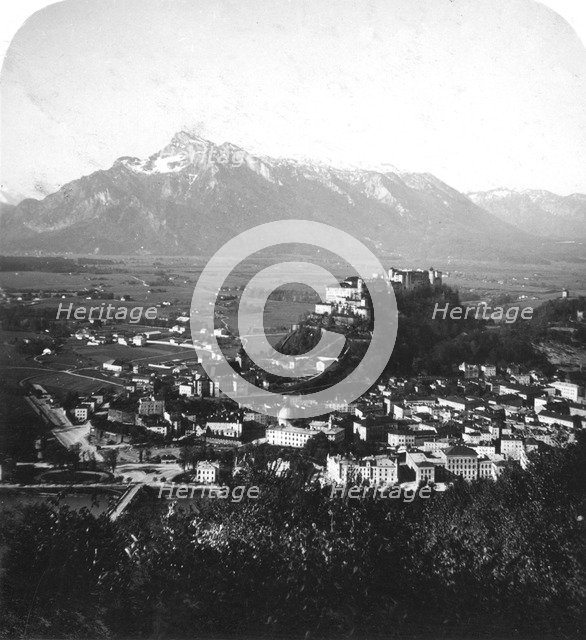 The Kapuzinerberg, Salzburg, Austria, c1900. Artist: Wurthle & Sons