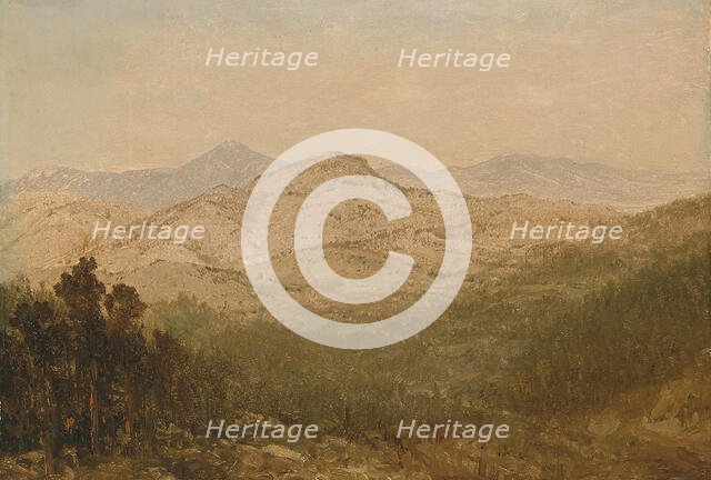 Mountains in Colorado, 1870. Creator: John Frederick Kensett.