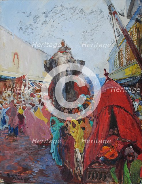 Howdah in Hyderabad, 1911.