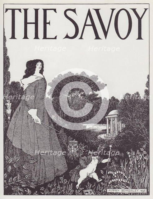 Cover Design for The Savoy No. I, 1895. Creator: Aubrey Beardsley.