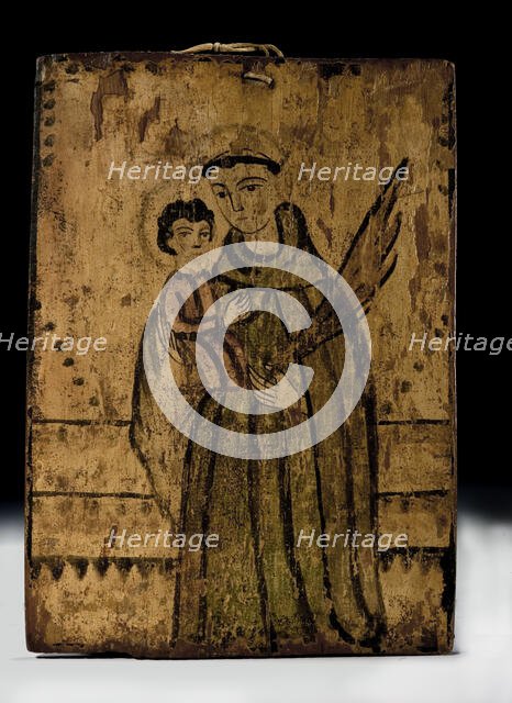 St. Anthony with the Christ Child, ca. 1825-1840. Creator: Arroyo Hondo Painter.