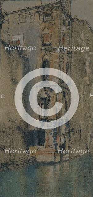 'The Old Marble Hall, Venice', c1904. Artist: Thomas Robert Way.