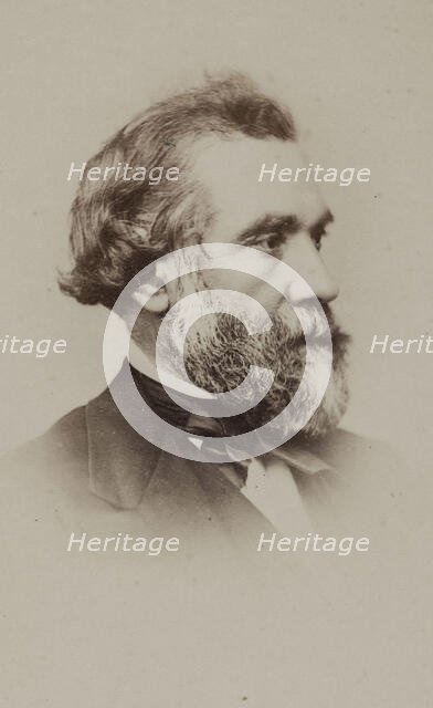 Portrait of the author Alphonse Esquiros (1812-1876). Creator: Neurdein, Etienne (1832-1918).