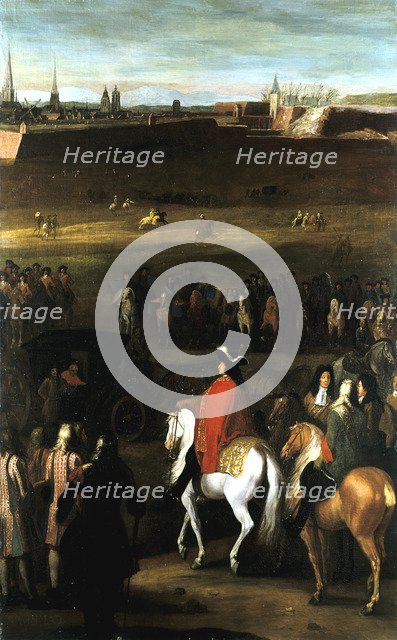 'The Great Battles of Louis XIV: Reduction of the Citadel of Cambrai', 1677.    Artist: Workshop of Adam Frans van der Meulen