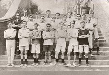 Group photo of a Rowntree’s Harriers, York, Yorkshire, 1913. Artist: Unknown