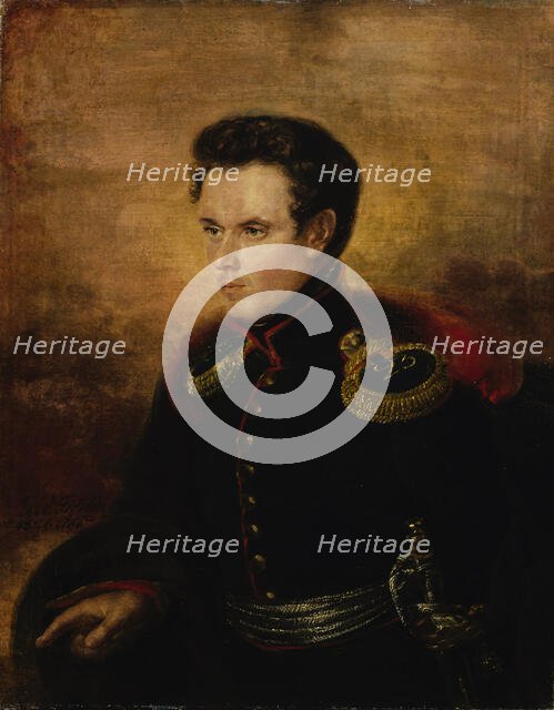 Sublieutenant Anton af Tengström, 1826. Creator: Gustaf Wilhelm Finnberg.