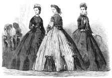 Paris fashions for April, 1864. Creator: Unknown.