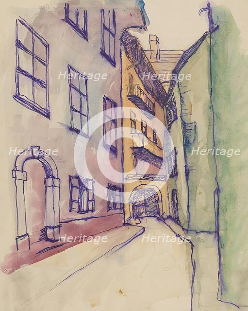 Houses, undated. (c1930s) Creator: Anny Dollschein.