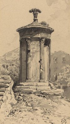 Monument of Lysicrates, 1890. Creator: Themistocles von Eckenbrecher.