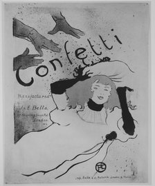 Confetti, 1894., 1894. Creator: Henri de Toulouse-Lautrec.