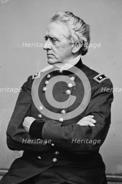 General John Adams Dix, between 1855 and 1865. Creator: Unknown.