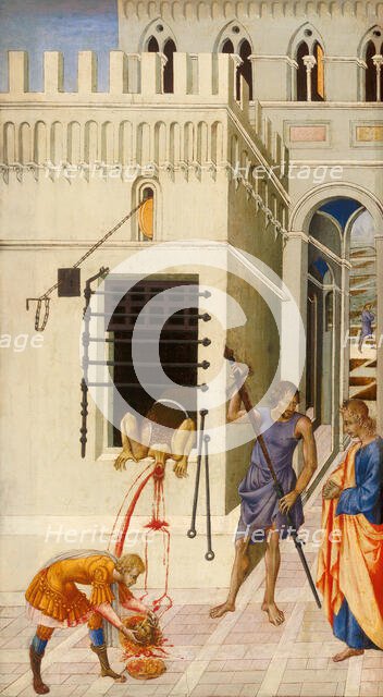 The Beheading of Saint John the Baptist, 1455/60. Creator: Giovanni di Paolo.
