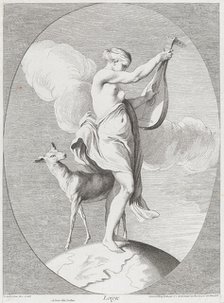 Hearing, 1730-65. Creators: Caylus, Anne-Claude-Philippe de, Etienne Fessard.