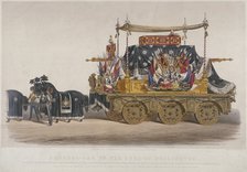 View of the funeral car of the Duke of Wellington, 1852. Artist: Richard Redgrave