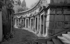 The Catacombs, Highgate Cemetery, London, 1945-1980. Artist: Eric de Maré