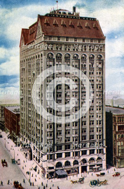 Masonic Temple, Chicago, 1907. Artist: Unknown