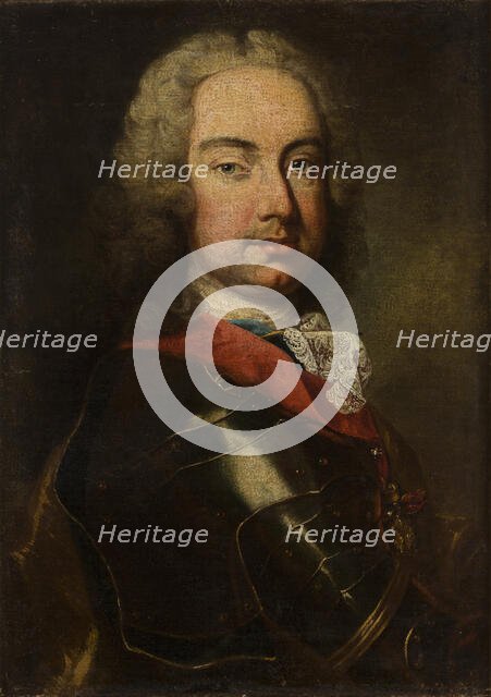 Portrait of a Man in Armour, between 1718-1720. Creator: Unknown.