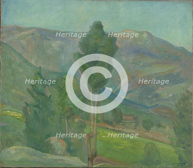 View from Seljord, 1906. Creator: Oluf Wold-Torne.