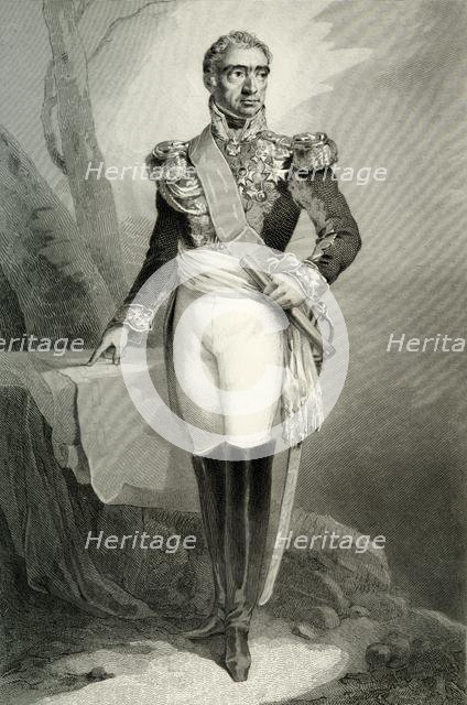 Auguste Frederic Louis Viesse de Marmont, 1804, (1839). Creator: Joubert.