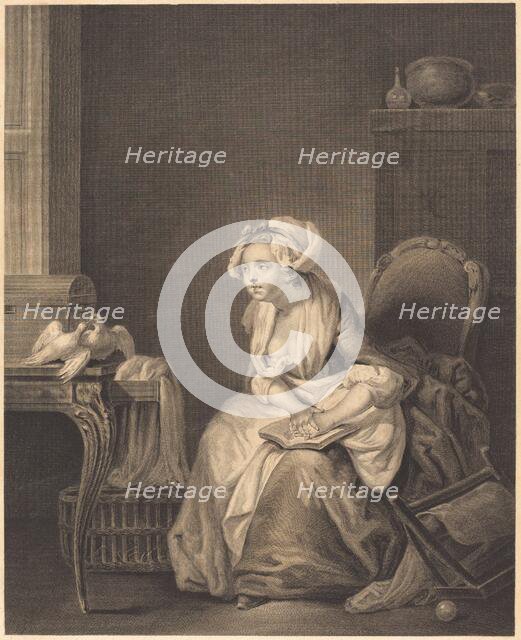 La premiere lecon d'amour. The First Love Lesson. Creator: Nicolas-Joseph Voyez.