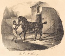 Cheval de Mecklembourg, 1822. Creator: Theodore Gericault.