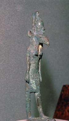 Bronze statuette of the Egyptian god Set. Artist: Unknown