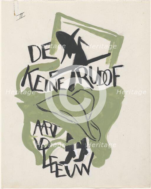 Design for a book cover for: Aart van der Leeuw, De kleine Rudolf, 1930, 1928-1930. Creator: Leo Gestel.