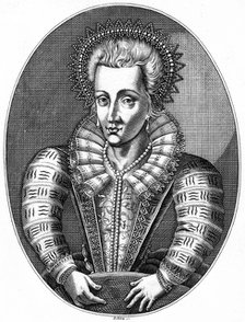 Anne of Denmark, queen consort of King James I. Artist: Roberts