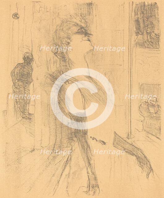 On the Stage (Sur la scène), 1898. Creator: Henri de Toulouse-Lautrec.