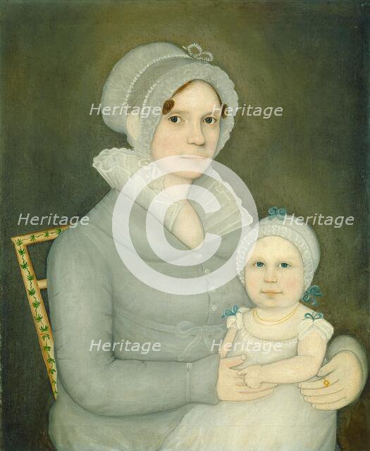 Mrs. John Harrisson and Daughter, c. 1823. Creator: Frederick Mayhew.