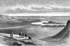 Blackfeet Indians' camp, on Bow River, 1881. Creator: Unknown.