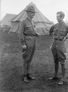 Plattsburg Reserve Officers Training Camp - Tom Shipp, Right, 1916. Creator: Harris & Ewing.