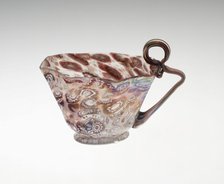 Octagonal Cup with Handle, Venice, 19th century. Creator: Unknown.