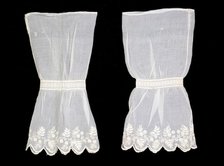 Undersleeves, American, ca. 1855. Creator: Unknown.