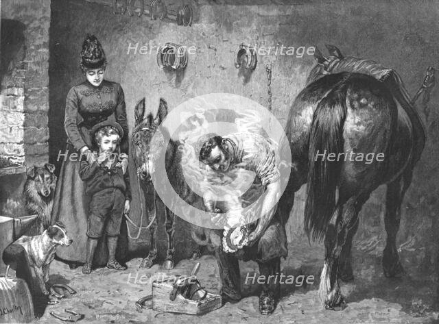 ''"Misgivings"--His First Visit to the Forge', 1890. Creator: Unknown.