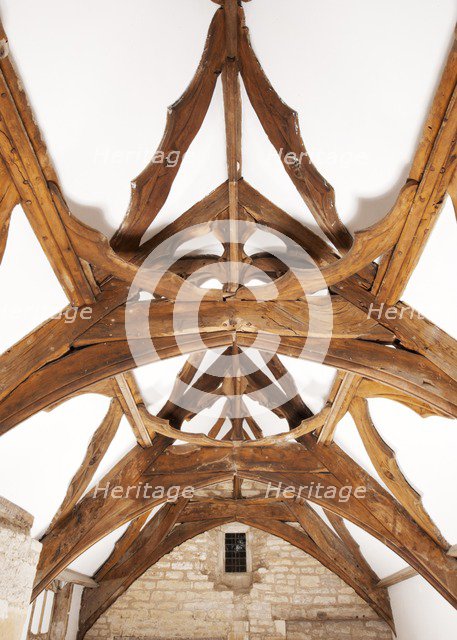 Interior of the roof of Fiddleford Manor, near Sturminster Newton, Dorset, 2010.  Artist: Historic England Staff Photographer.