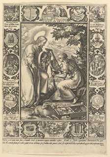 Exemplar Virtutum, from the Allegorical Scenes from the Life of Christ.n.d. Creator: Hendrik Goltzius.
