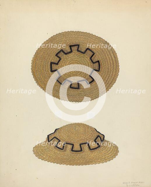 Hat, 1936. Creator: Marie Famularo.