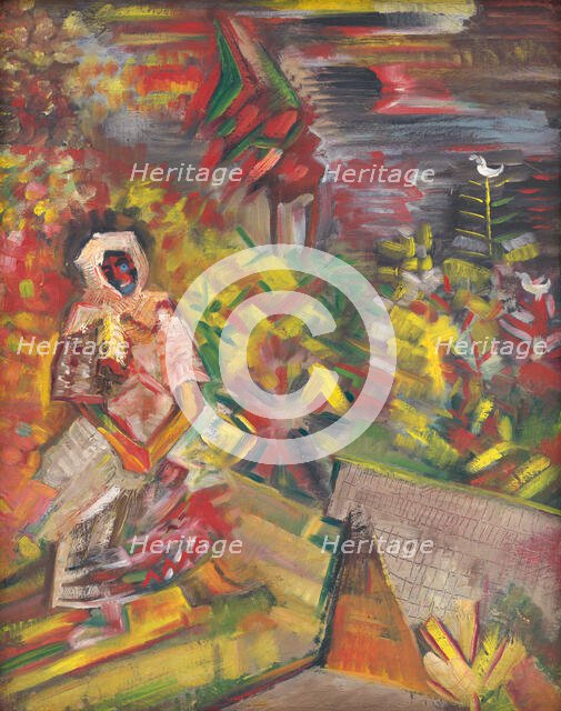 Peasant Woman, 1940. Creator: Arnold Peter Weisz-Kubincan.
