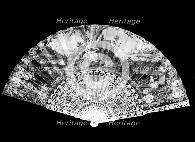 Fan, England, 18th century. Creator: Unknown.