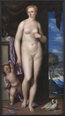 Venus and Cupid, 1531-1578. Creator: Simone Peterzano.