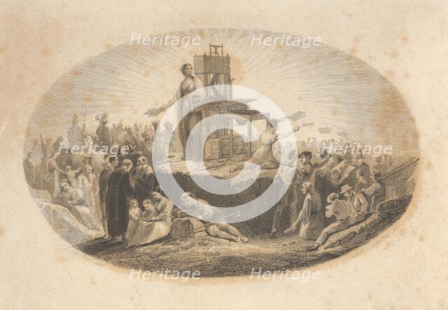 Certificate of Bible Society, 19th century. Creator: Asher Brown Durand.