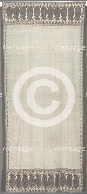 Long Shawl, c. 1812. Creator: Unknown.