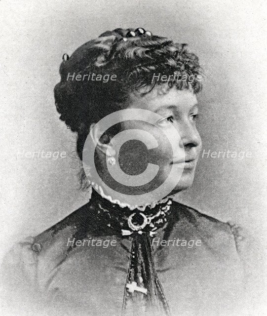 Dame Emma Albani (1852-1930), Canadian opera singer, c1890. Artist: Unknown