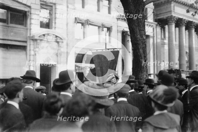 Miss Parks at Madison Sq., between c1910 and c1915. Creator: Bain News Service.